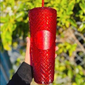 Starbucks Red Jeweled Holiday Cup